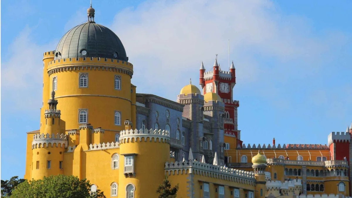 Coastal cliffs at Cabo da Roca on a Sintra day tour from Lisbon with Pena Palace and Cascais